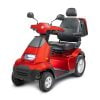 Scootmobiel S4 van het merk Afikim in de kleur Rood