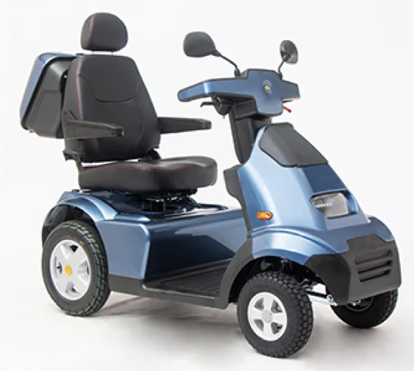 Scootmobiel S4 van het merk Afikim in de kleur blauw