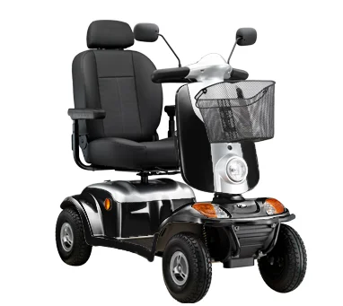 Kymco Maxi XLS Scootmobiel met 4 luchtbanden en zeer compleet.