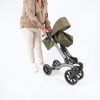 Rollator Vitility is dubbel opvouwbaar in de kleur forest green.