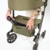 Rollator Vitility is dubbel opvouwbaar in de kleur forest green.