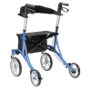 Rollator Cruiser van het merk Multi Motion in de kleur blauw achterzijde