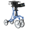 Rollator Cruiser van het merk Multi Motion in de kleur blauw ingeklapt
