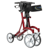Rollator Cruiser van het merk Multi Motion in de kleur rood ingeklapt