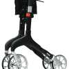 Manhattan rollator van de zijkant ine kleur zwart
