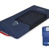 Drukwisselmatras Novacare ASX 6 Digital in donkerblauw met losse digitale pomp voor decubituspreventie.