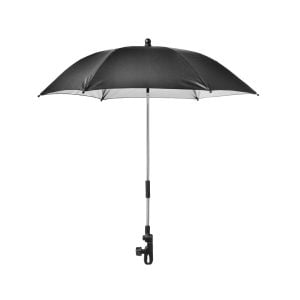 Dit is een paraplu voor op een rolstoel