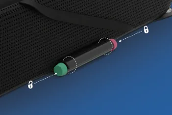 Roho zitkussen Quadtro Select met luchtpomp in diverse maten.