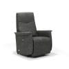 Sta-op en relaxstoel Madrid met 2 motoren in 3 kleuren. Dit is de kleur antracietgrijs.