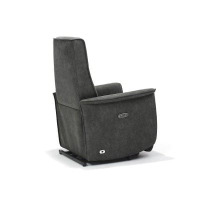 Sta-op en relaxstoel Madrid met 2 motoren in 3 kleuren. Dit is de kleur antracietgrijs.