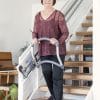 De Topro Step handgreep is opvouwbaar en weegt slechts 1,3 kg.
