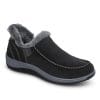 Zwarte Lorin moccasin van orthofeed