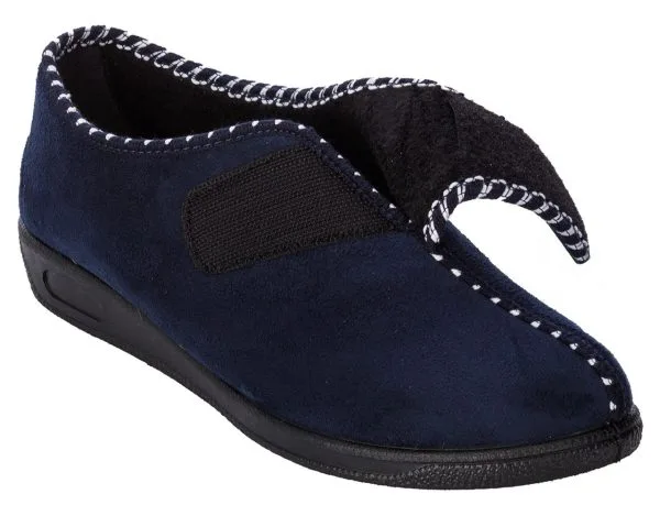 De pantoffel van MSF in de kleur blauw van Thuiszorgwinkel.nl