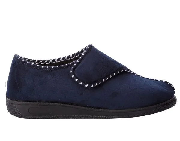 De MSF pantoffel is stijvol en comfortabel in de kleur blauw van Thuiszorgwinkel.nl