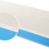 Presstige DeLuxe is een traagschuim matras van 19 cm hoog.