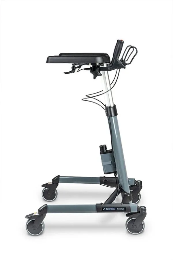 De TOPRO Taurus E Premium is een elektrische walker met armsteunen voor extra ondersteuning en comfort.