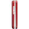 Doro leva L30 in de kleur rood-wit met extern scherm met aan de zijkant volumeknoppen.