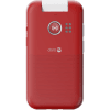 Doro leva L30 in de kleur rood-wit met extern scherm.
