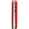 Doro leva L30 in de kleur rood-wit met aan de zijkant het oplaadpunt.