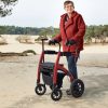 Rollz Motion rollator in de kleur Ruby Rood.