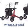 De WheelzAhead CARBON rollator geeft u met uw dagelijkse activiteiten het gewenste comfort en mag u overal gezien worden! Handig voor binnen- en buitengebruik. In drie trendy kleuren.