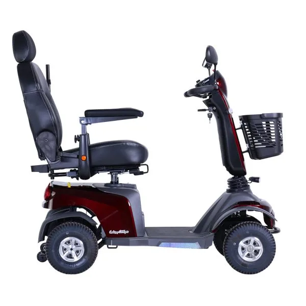De Galaxy Citiflyer 4 is een compact instapmodel scootmobiel in kleur Rood.
