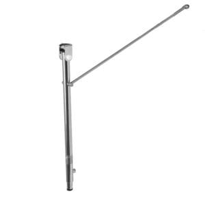 Deze steunpoot van JadaCare is geschikt voor armleggers van JadaCare toiletbeugels.