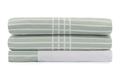 Satinsheet set met 2x treklakens en basislaken