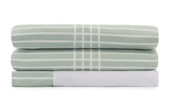 Satinsheet set met 2x treklakens en basislaken