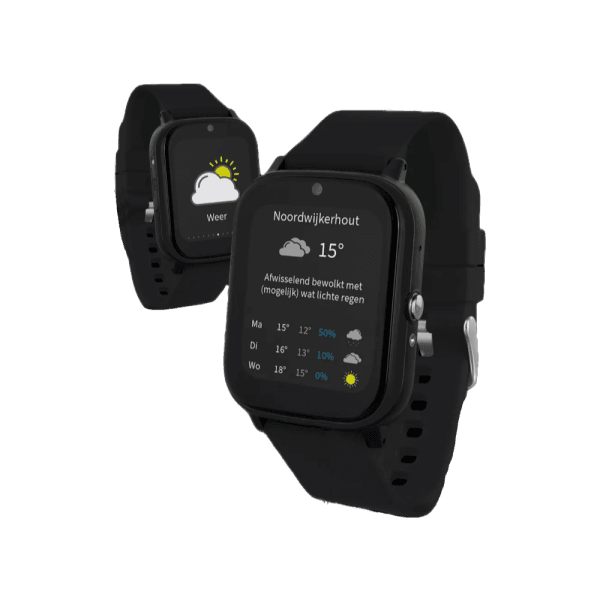Alarmhorloge LifeWatcher Prime is geschikt om te alarmeren, bellen en videobellen.