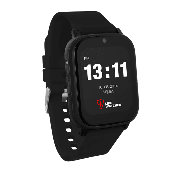 Alarmhorloge LifeWatcher Prime is geschikt om te alarmeren, bellen en videobellen.