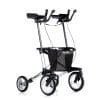 De Gemino 60 Walker is een lichtgewicht buiten rollator met elleboogondersteuning.
