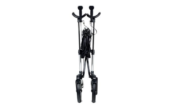 De Gemino 60 Walker is een lichtgewicht buiten rollator met elleboogondersteuning.