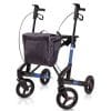 De Topro Troja rollator 5G in de nieuwste BLACK SERIES in de kleur Blauw.