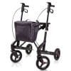 De Topro Troja rollator 5G in de nieuwste BLACK SERIES in de kleur Zwart.