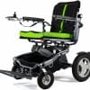 Smartchair MAX-S elektrische rolstoel, frontaal zicht – inclusief naspanbare zit- en rugmat voor blijvend comfort en ergonomische ondersteuning.