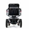 Achteraanzicht van de Smartchair MAX-S elektrische rolstoel – opvouwbaar, met opklapbare armleggers, voetsteun en naspanbare rugmat voor optimaal comfort.