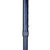 Walk-on opvouwbare wandelstok in de kleur blauw/zwart