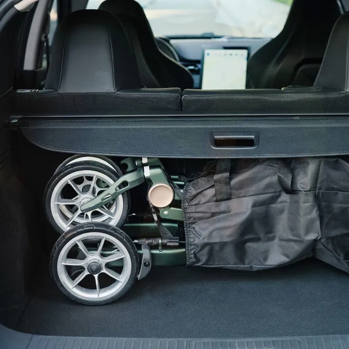Dubbelopvouwbare rollator: compact, licht en makkelijk mee te nemen