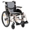 Rolstoel Multi Motion M10 met brede luchtbanden, champagnekleurig, lichtgewicht met reflectoren en comfortabele zitting