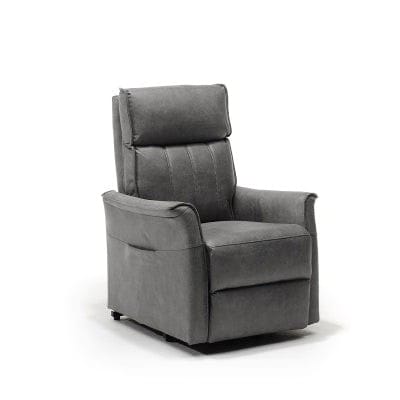 Sta-opstoel Zaragoza met 1 motor en verkrijgbaar in 3 kleuren. Dit is de antracietgrijs kleur.