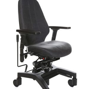 Trippelstoel Tilto van het merk Hepro met kantelfunctie.