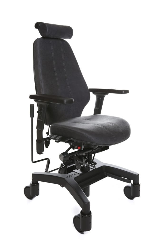 Trippelstoel Tilto van het merk Hepro met kantelfunctie.