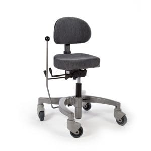 Trippelstoel Stando 2 voor eenvoudig trippel en staand werken.