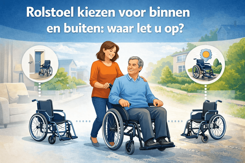 Welke rolstoel kiest u voor binnen en buiten? Waar let u op?