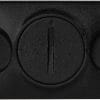 Binnenzijde van de VirtuFit Bluetooth hartslagband borstband met linker- en rechterdrukknop en rubber contactvlak.