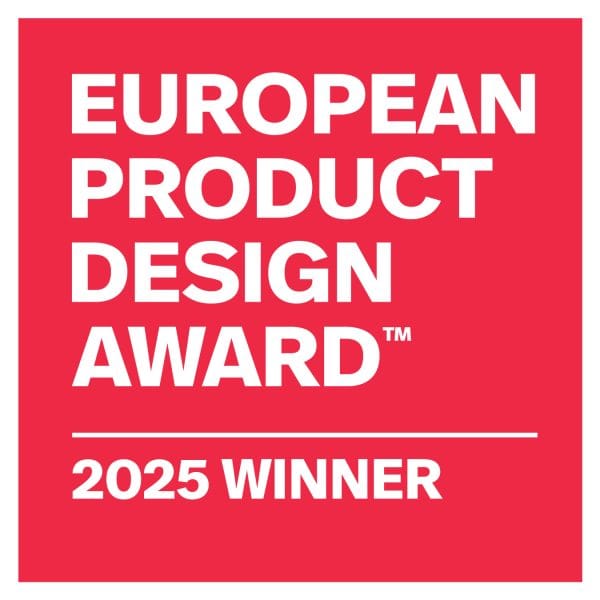 European Product Design Award 2025 Winner-logo voor de scootmobiel EON