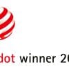 Red Dot Winner 2026-logo met rode bolvorm en zwarte tekst op witte achtergrond